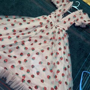 **AUTHENTIC** Lirika Matoshi Strawberry Dress 🍓👗